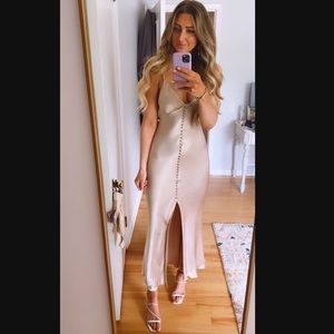 Shona Joy La Lune Slip Dress Gold-Size 2 Worn Once